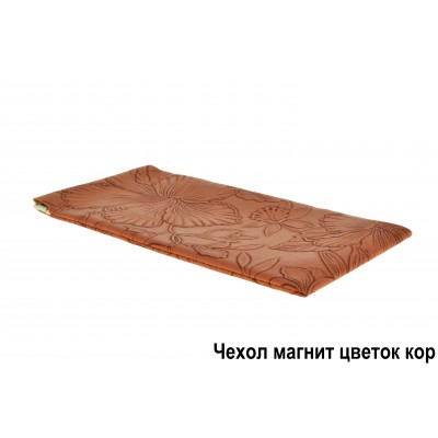 Чехол магнит цветок коричневый